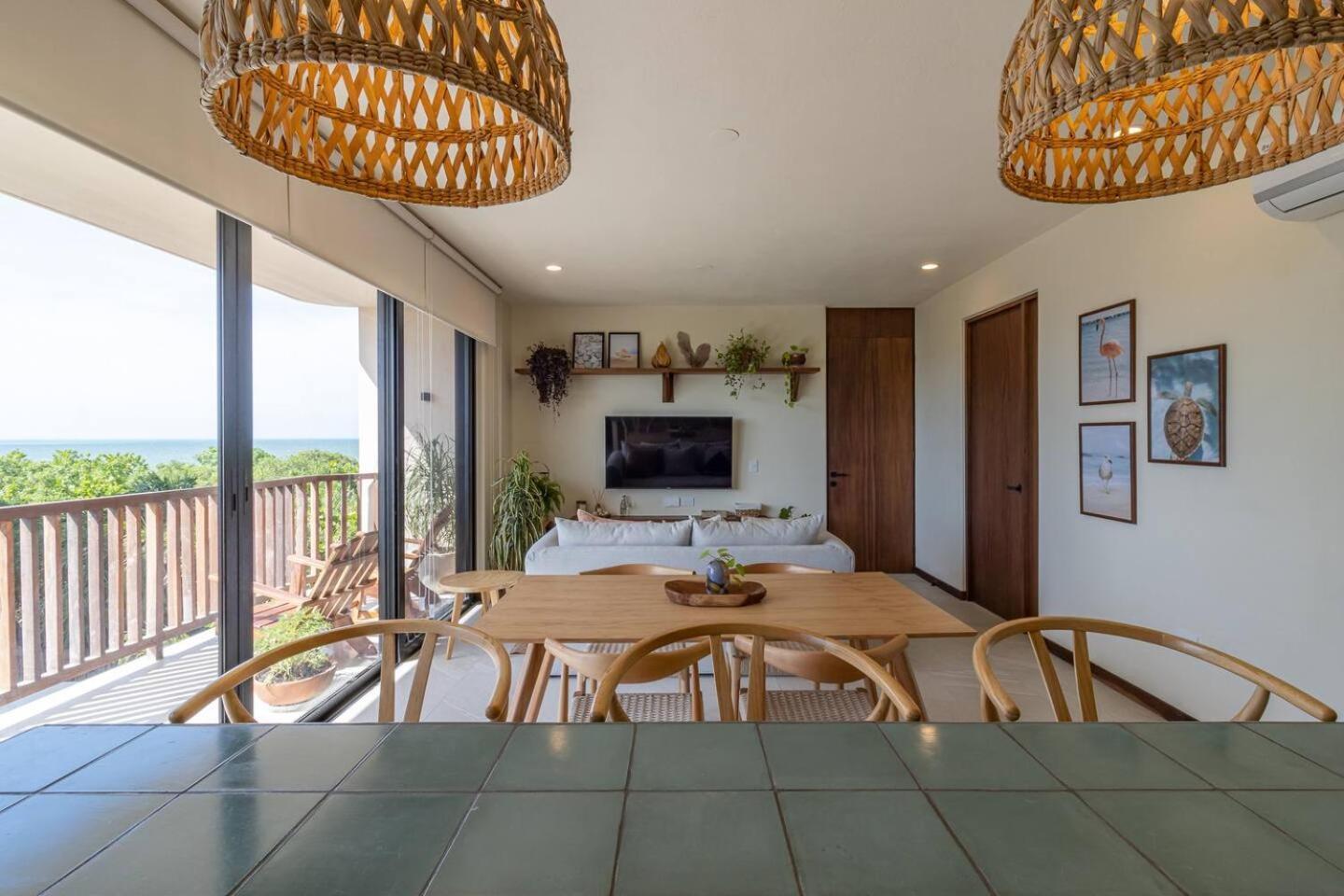Hermoso Departamento Con Vista Al Mar Holbox Extérieur photo