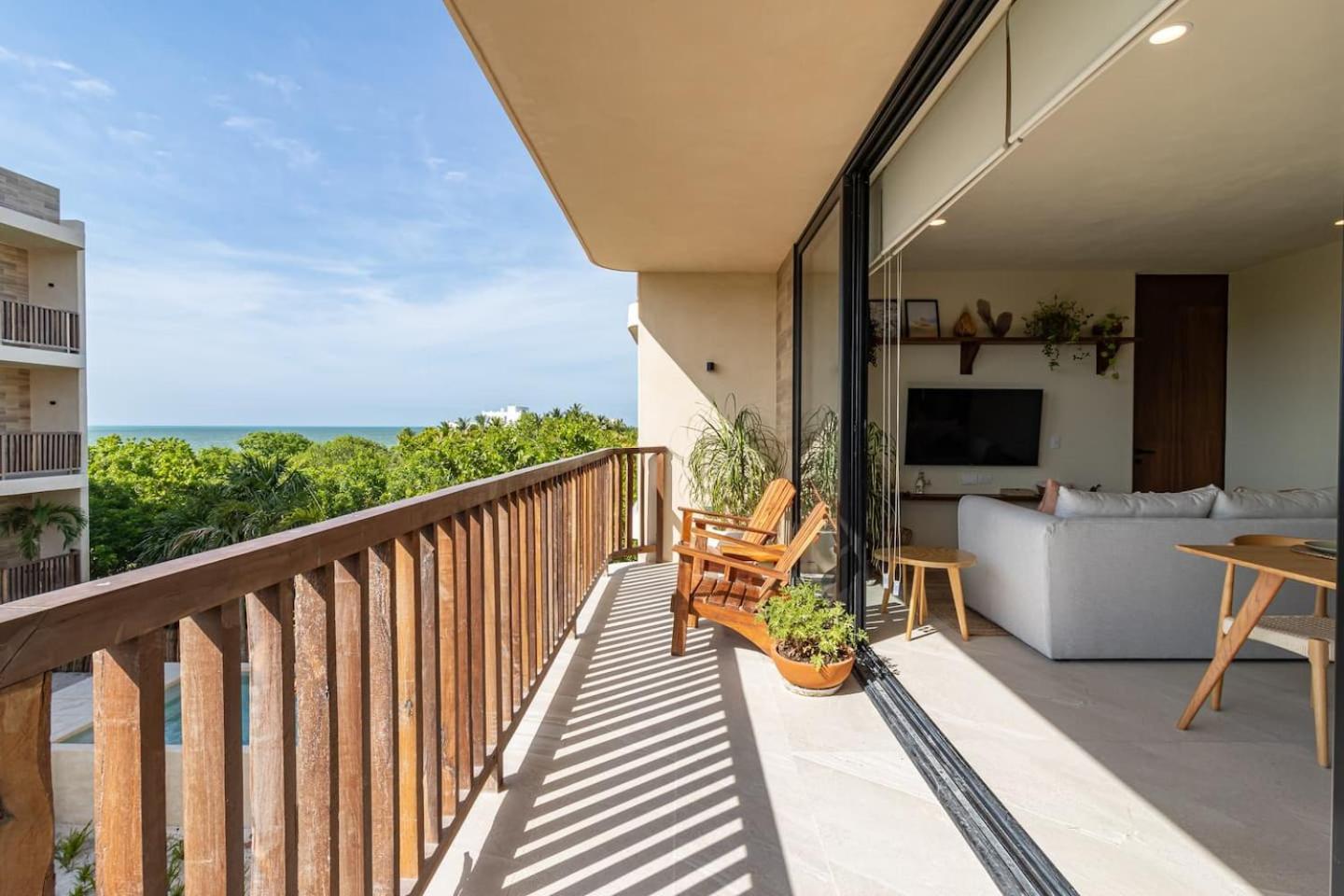 Hermoso Departamento Con Vista Al Mar Holbox Extérieur photo