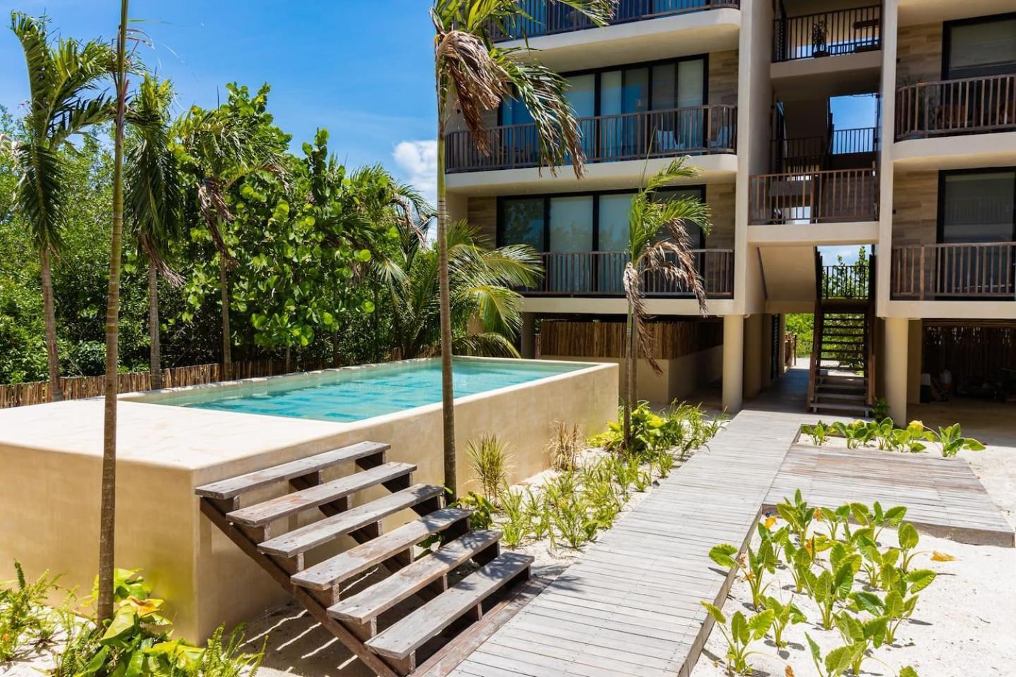 Hermoso Departamento Con Vista Al Mar Holbox Extérieur photo