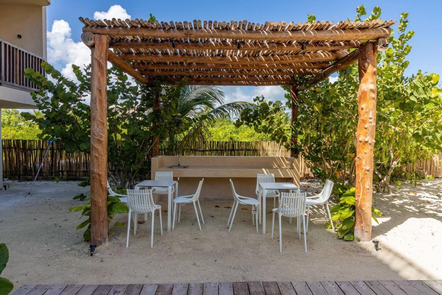 Hermoso Departamento Con Vista Al Mar Holbox Extérieur photo